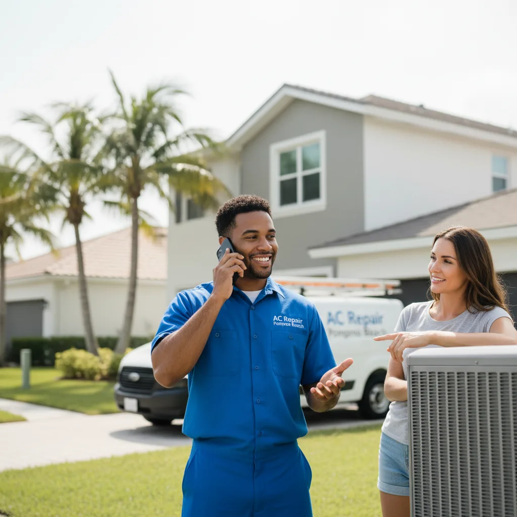 AC Repair Pompano Beach customer support in Hanna